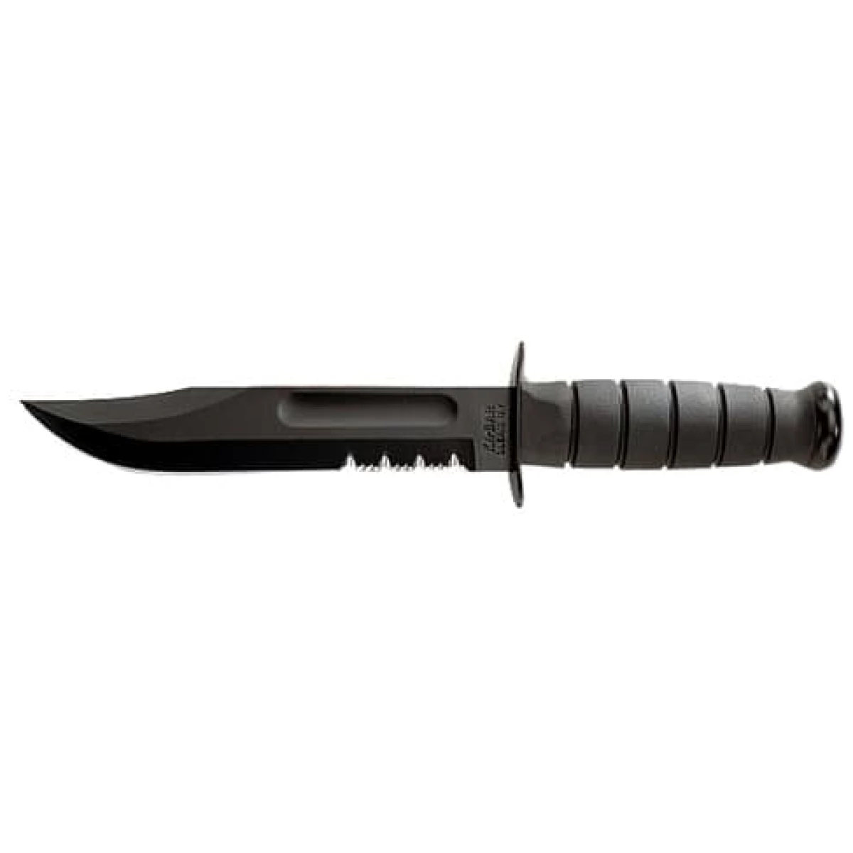 Kbar1214_1. Jpg - kbar fighting knf 7" w/shth blk ser - kbar1214 1