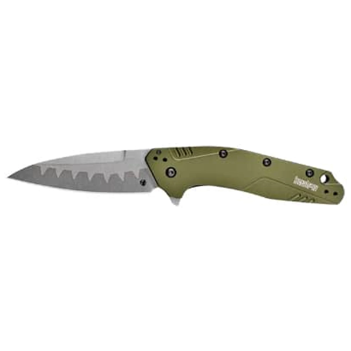 Ker1812olcb_1. Jpg - kershaw dividend composite olive 3" - ker1812olcb 1