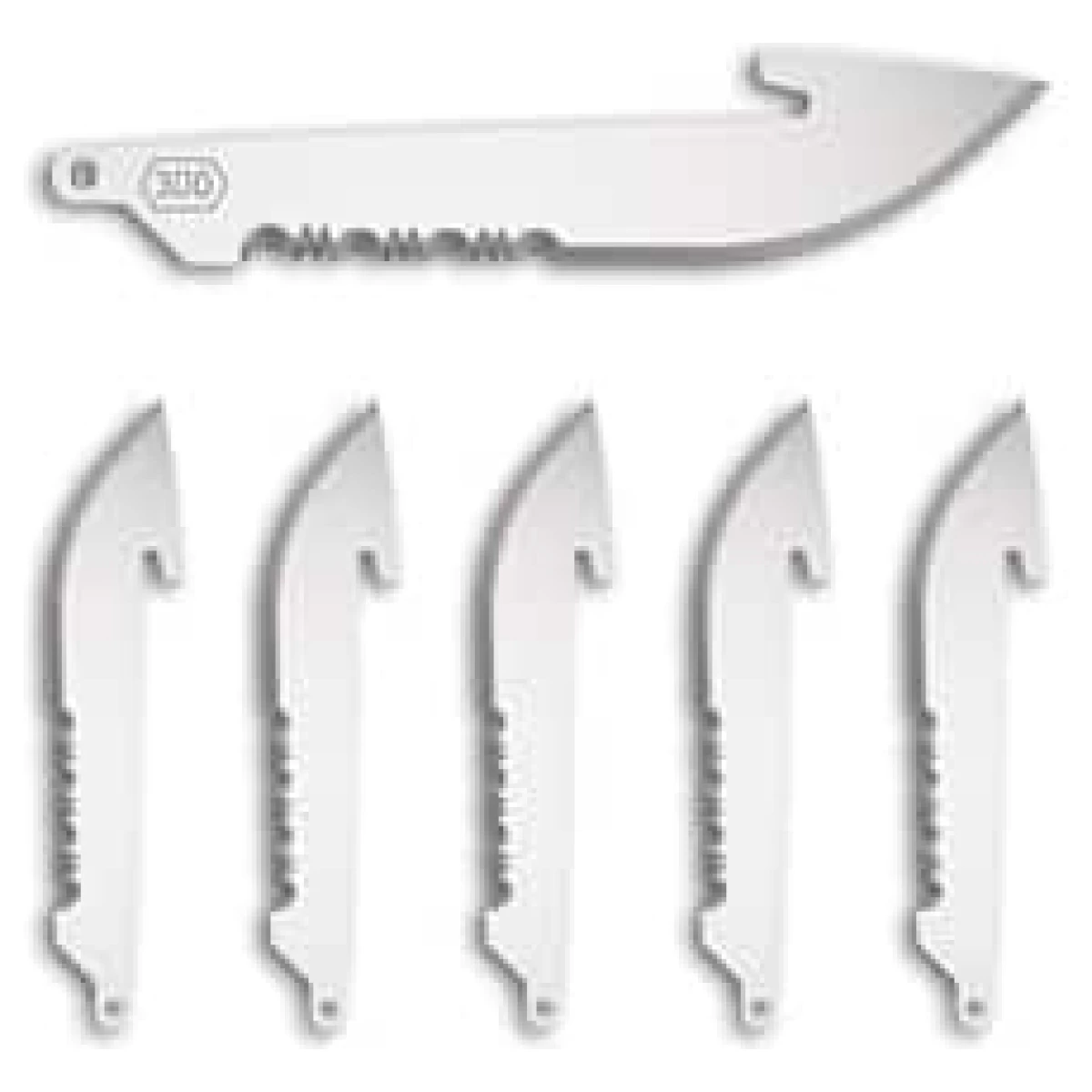Od edge drop-pt 3. 0" srtd blade 6pk - image 1
