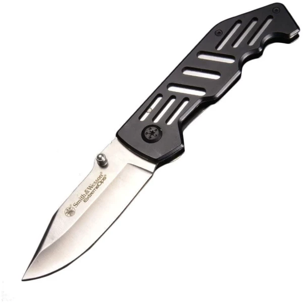 Smith & Wesson Ext Ops Folding Knife 3-1/5" Clip Point Blade