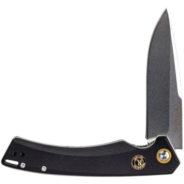 Remington EDC Liner Lock Folding Knife 4-3/4" Drop Point Blade Black