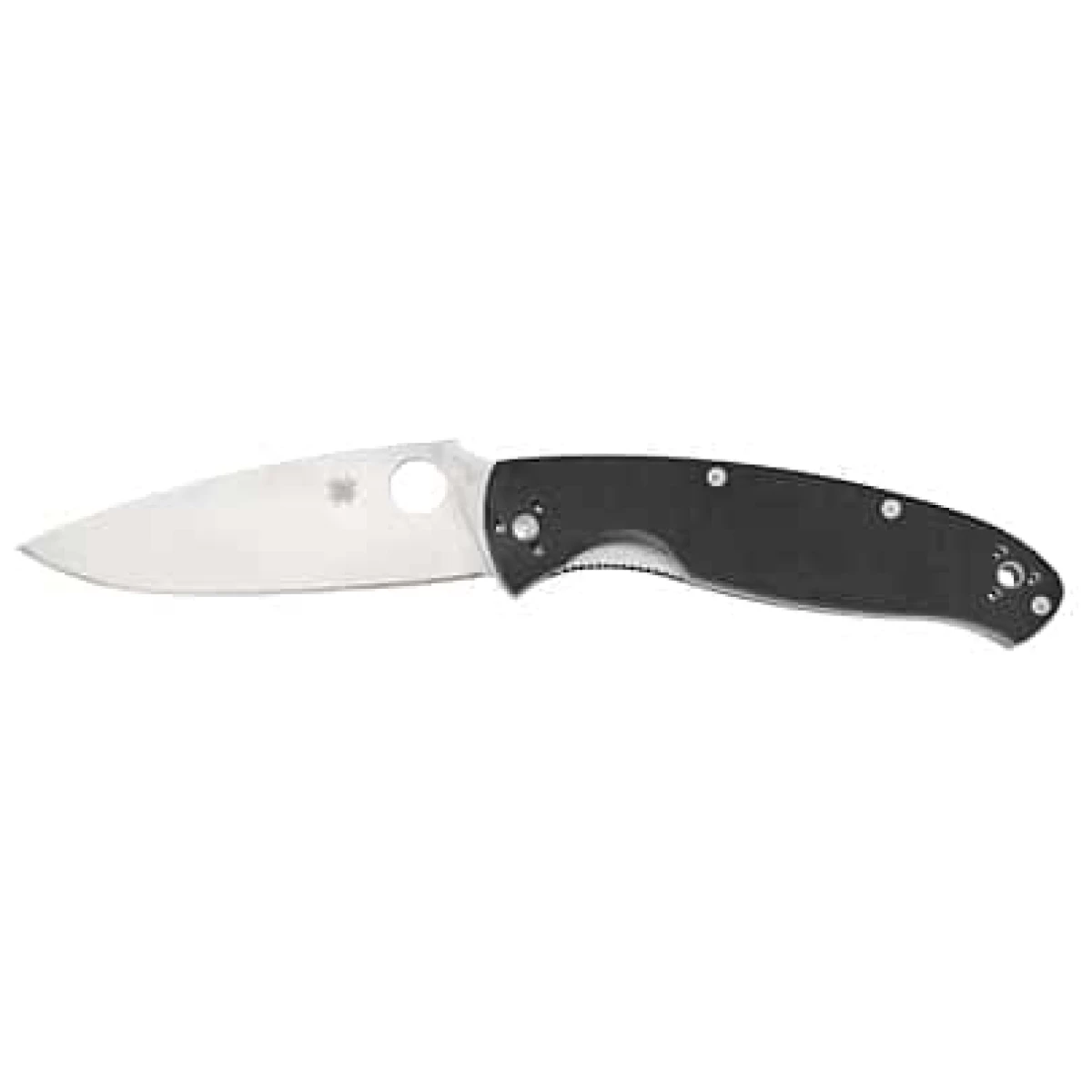 Spyc142gp_1. Jpg - spyderco resilience blk g10 plain - spyc142gp 1