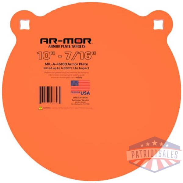 ar-mor 10" mil46100 steel gong