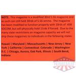 cmmg magazine mkw15 .458 socom