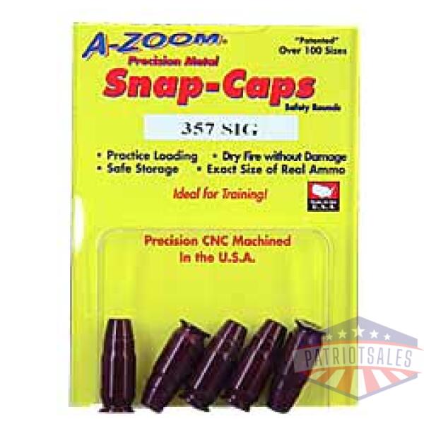 azoom snap caps 357sig 5/pk