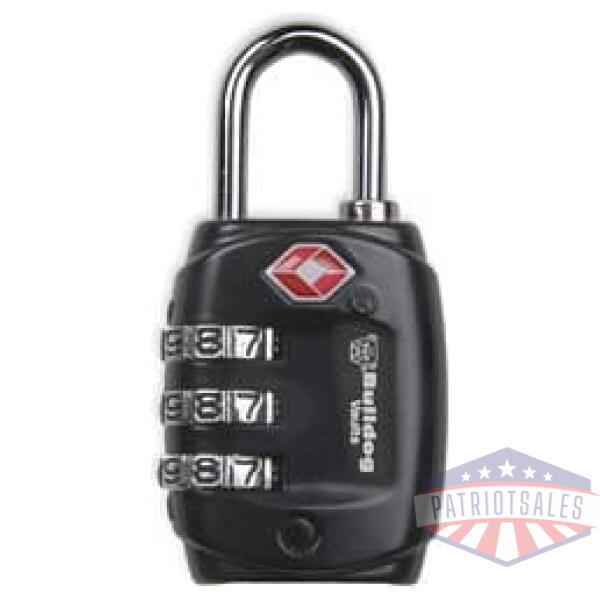 bulldog tsa lock w/stl shckl non-ca