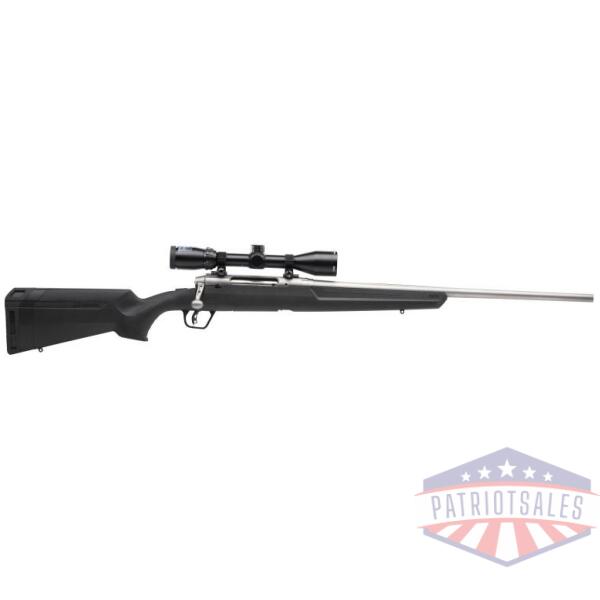 savage arms axis ii xp rifle 7mm-08 rem 4rd magazine 22" stainless barrel black with scope