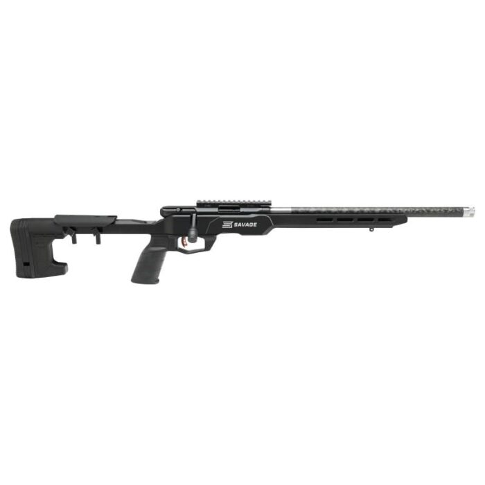 Savage arms b22 magnum precision lite rifle 22 wmr 10/rd 18" barrel black - image 1