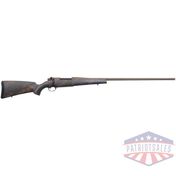 weatherby mark v backcountry 2.0 rifle 6.5 creedmoor 4rd magazine 22" barrel synthetic stock brown and green