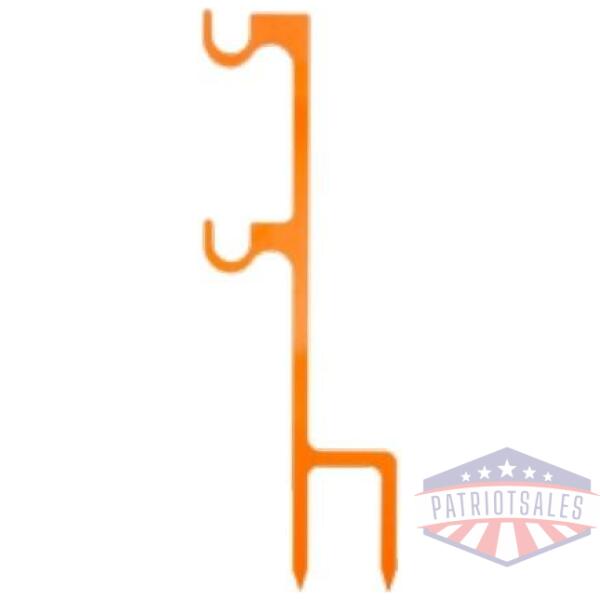 champion impact steel double target hanger 1/4" orange