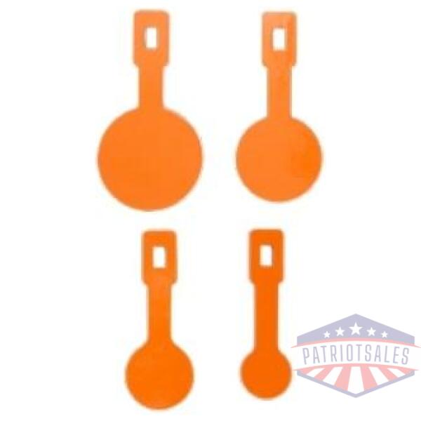 champion impact steel hanging gong targets 1/4" rimfire orange
