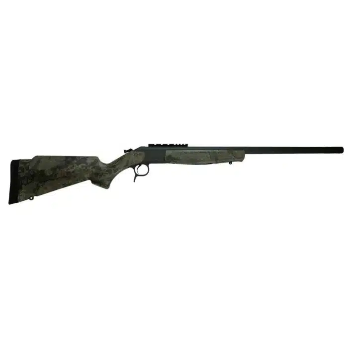 Cva scout v2 td rifle. 44 rem mag single shot 22" threaded gray barrel realtrees rockslide stock - image 1