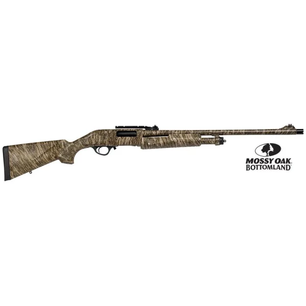 Escort Field Hunter Turkey Pump Shotgun 12ga 3" Chamber 4rd Capacity 24" Barrel Mossy Oak Bottomland Stock