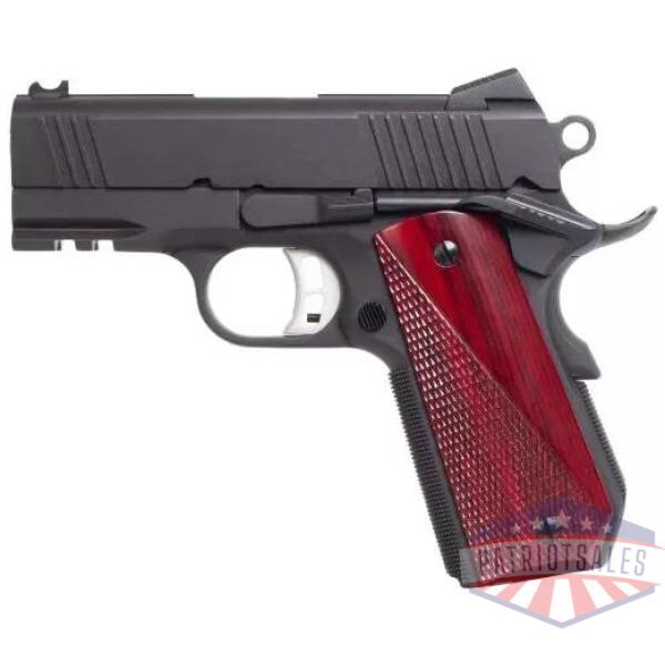 fusion firearms ncom d handgun 9mm luger 10rd magazine 3.25" barrel wood grips w/rail