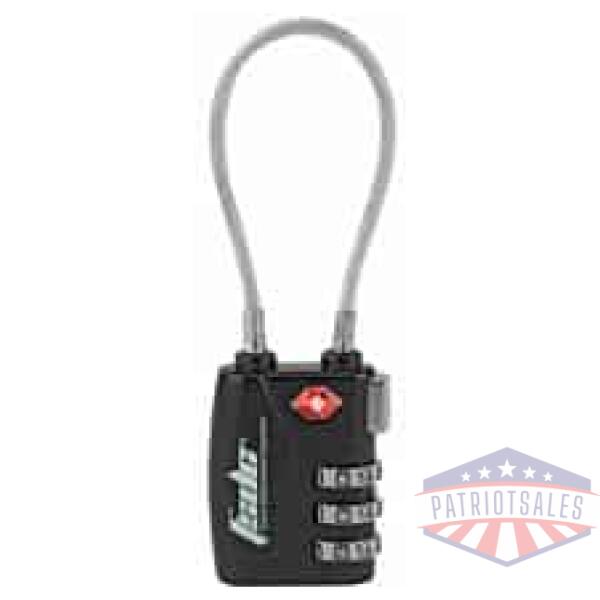 fsdc 3-dial tsa combo cable lock