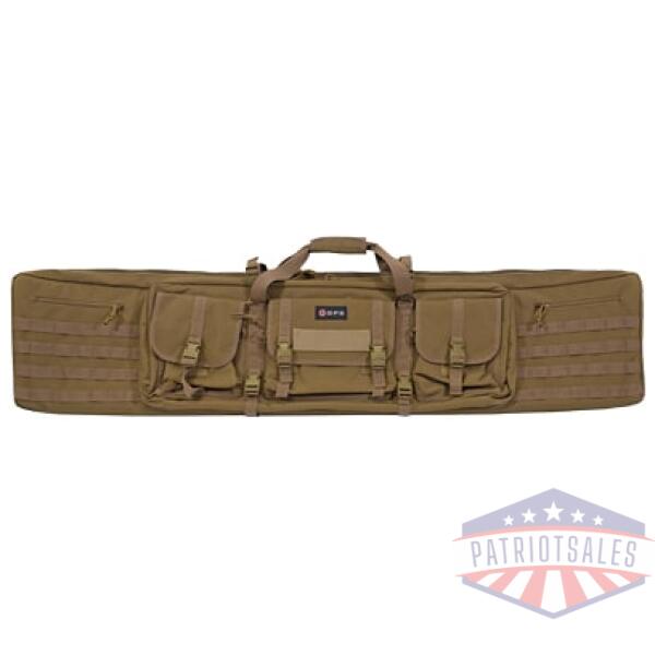 gps double rifle case 55" fde