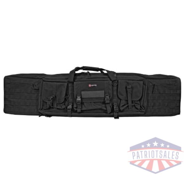 gps double rifle case 55" black