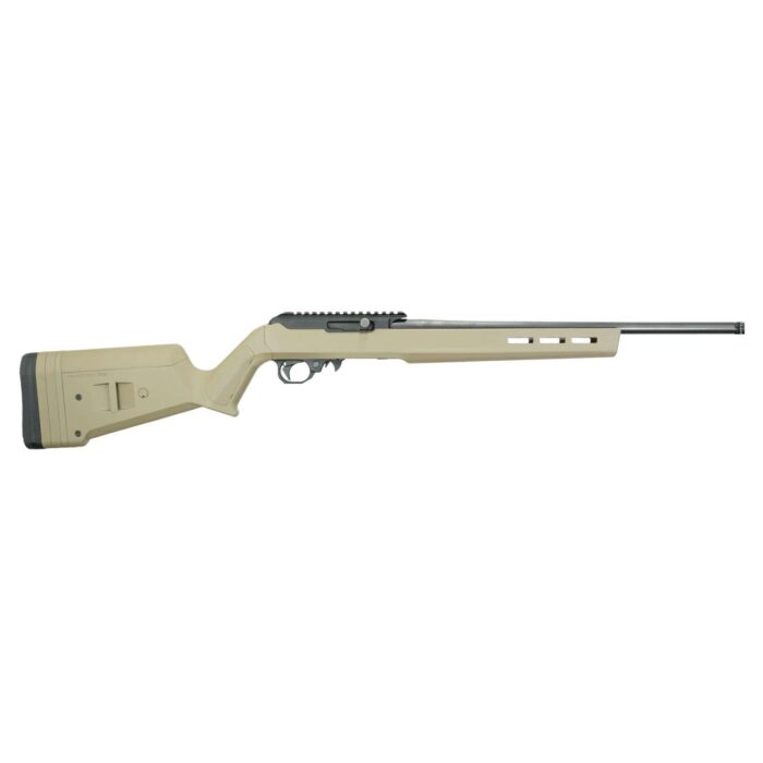 Irbro22hfde-1jpg - black rain ordnance hunter rifle. 22 lr 10rd magazine 18" threaded barrel fde - irbro22hfde 1