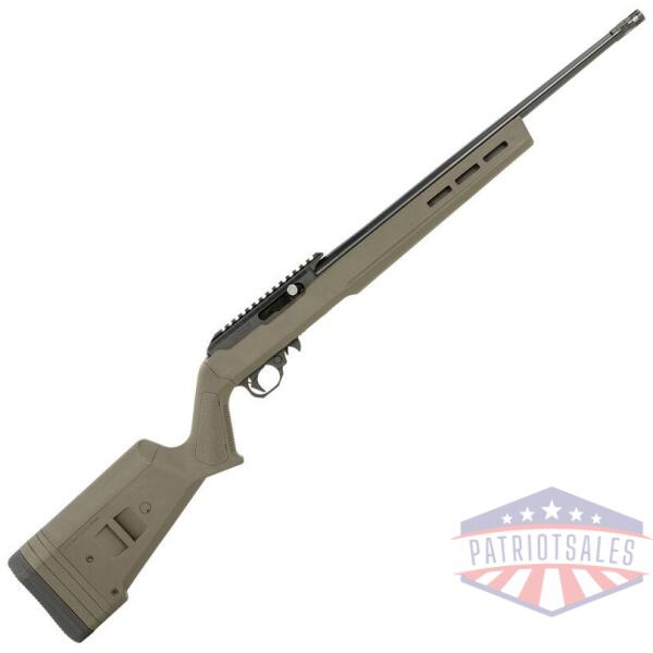 black rain ordnance hunter rifle .22 lr 10rd magazine 18" threaded barrel od green