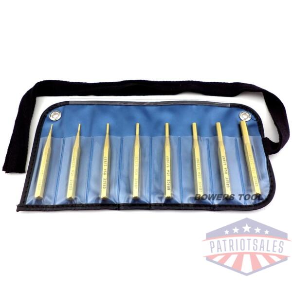 grace usa brass punch set 8/ct
