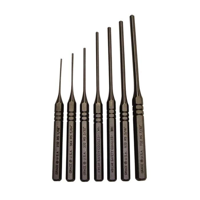 Grace usa steel roll spring punch set 7/ct - image 1