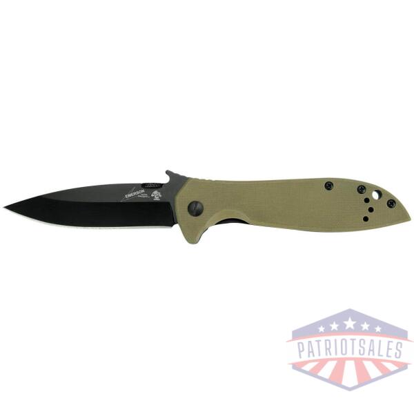 kershaw emerson cqc- 4k knife / wave shaped opening feature