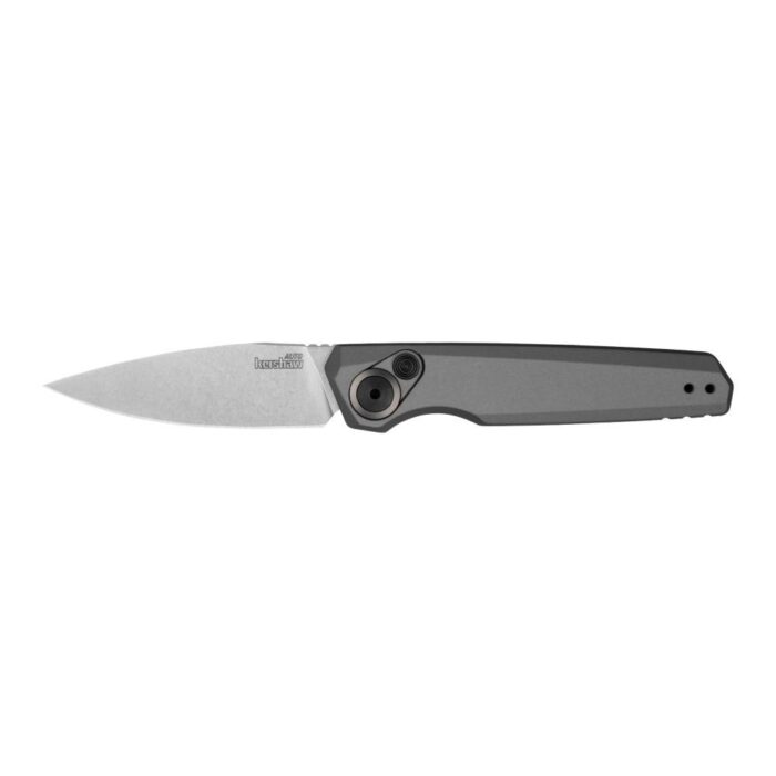 Kw7551-1jpg - kershaw launch 18 automatic folding knife 2-8/10" spear point blade grey - kw7551 1