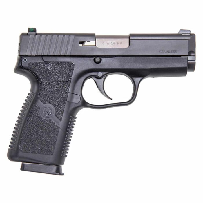 Kzkp9094na_1jpg - kahr p9 handgun 9mm luger 7rd(2)&8rd(1) magazines 3. 6" barrel black slide/black grip night sights ca compliant - kzkp9094na 1