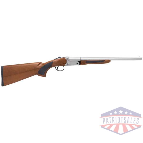 citadel boss coach sxs shotgun 12ga 3" chamber 2rd capacity 18.5" barrel nickel finish