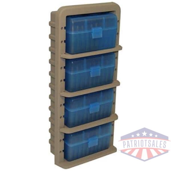 ammo rack with 4 rs-50-24 ammo boxes