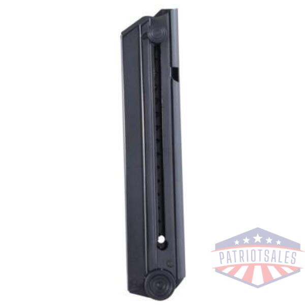 mec-gar handgun magazine luger p08 9mm ht blued 8/rd