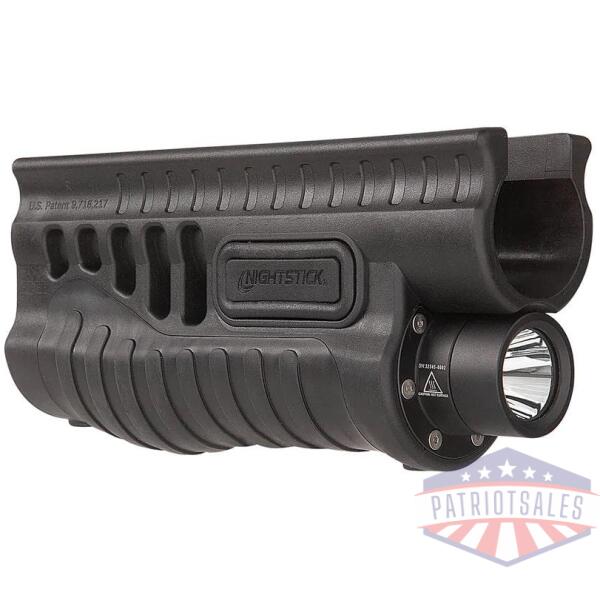 nightstick shotgun forend light with white light black for remington 870/tac-14