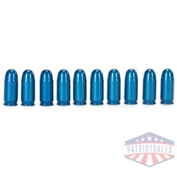 a-zoom aluminum snap caps .380 auto blue 10/pk
