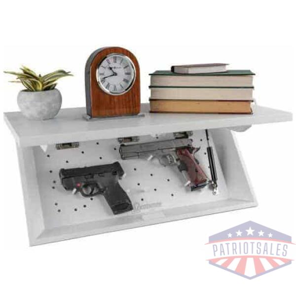 lockdown in plain sight-shelf-white