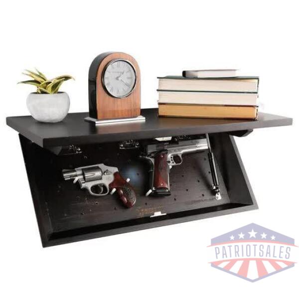 lockdown in plainsight shelf -walnut