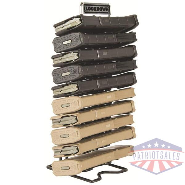 lockdown vault accessories ar-15 magazine rack