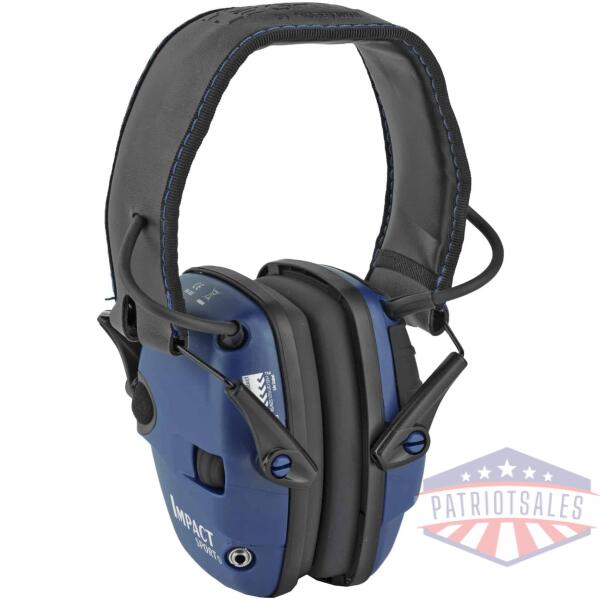 honeywell honeywell howard leight impact sport earmuff blue 22db