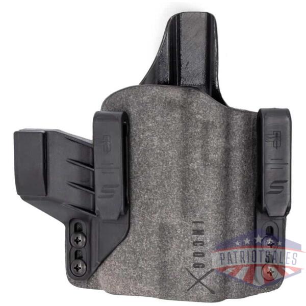 safariland incogx iwb holster for sig 365/x/xl black and grey rh with mag caddy