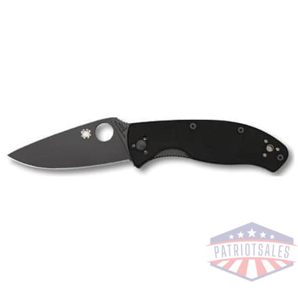 spyderco tenacious g-10 plain blk