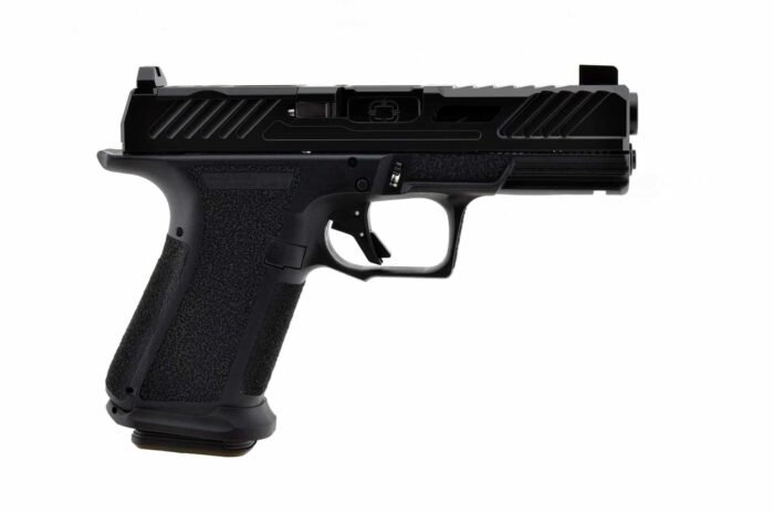 Ss-1012jpg - shadow systems optics ready mr920 handgun 9mm luger 15rd magazine 4" black barrel black elite slide - ss 1012