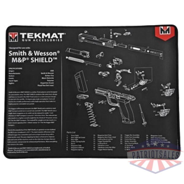 tekmat ultra pstl mat s&w shield blk
