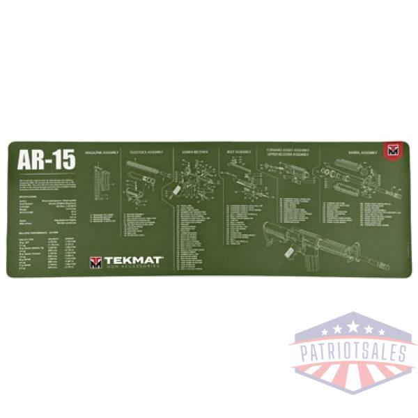 tekmat rifle mat ar15 od green