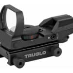 TRUGLO RED DOT OPEN 4 RETICLE BLACK