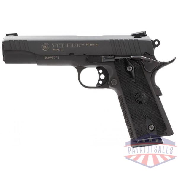 taurus 1911 handgun .45 acp 8rd magazine 5" barrel matte black finish