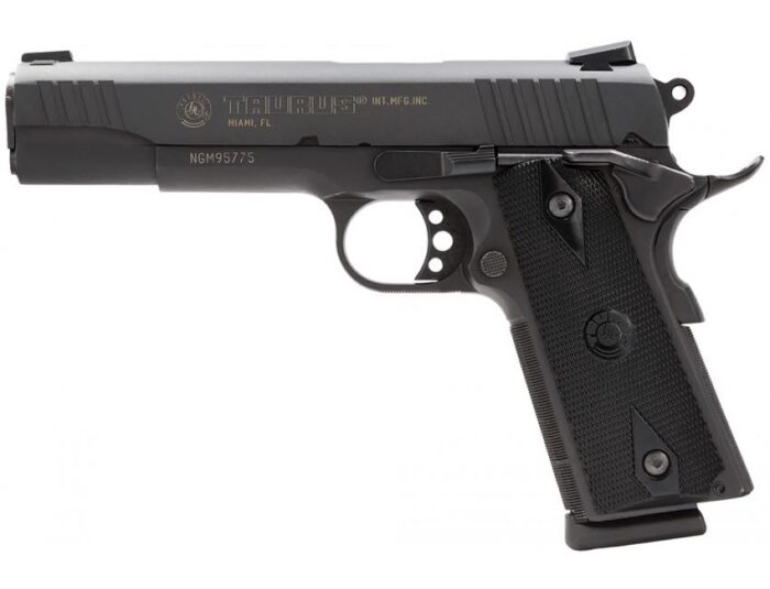 Tx1191101fsjpg - taurus 1911 handgun. 45 acp 8rd magazine 5" barrel matte black finish - tx1191101fs