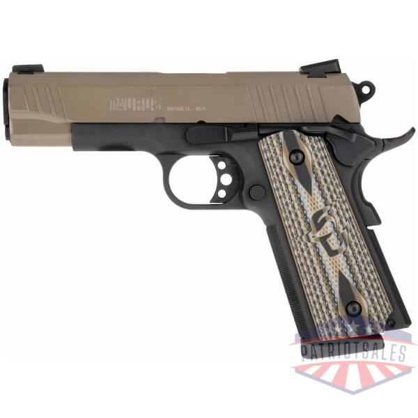 taurus 1911 cerakote sand handgun .45 acp 8rd magazine 5" barrel vz grip