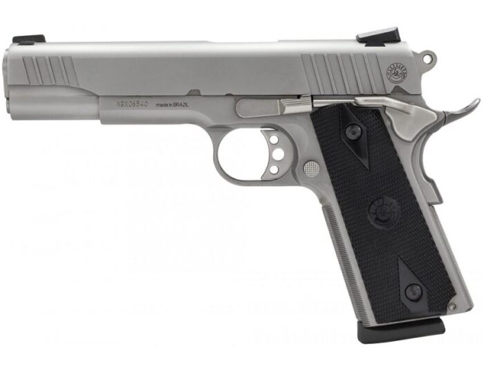 Tx1191109_1jpg - taurus m1911 standard 45 acp 8rd magazine 5" barrel w/heinie sight black grip stainless - tx1191109 1