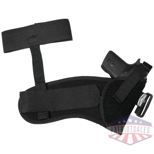 uncle mike's sidekick ankle holsters fits 3" - 4" barrel med. autos .32 - .380 cal. - left hand
