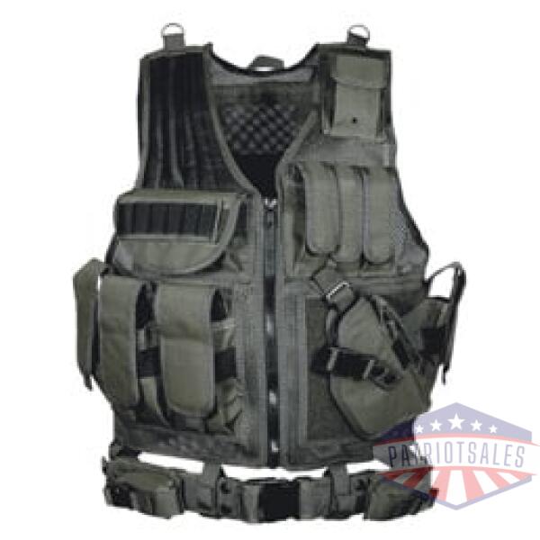 utg le tactical vest black