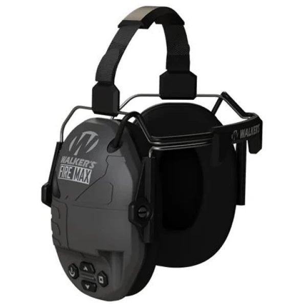 Walker's FireMax Muff Behind the Neck - Black 20-23 NRR
